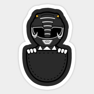 Black Ranger In The Pocket Sticker